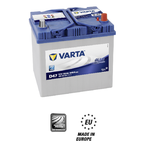 Аккумулятор автомобильный Varta D47 Blue Dynamic Asia
