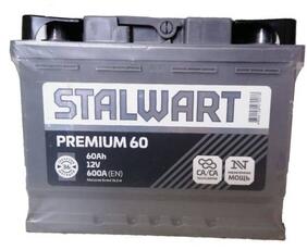 Аккумулятор автомобильный Stalwart Premium 60Ah (п.п.)