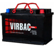 Аккумулятор автомобильный VIRBAC Classic 6ст-75Ah (о.п.)