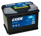 Аккумулятор автомобильный Exide Excell EB621 62Ah 540A п.п. (Exide Technologies)