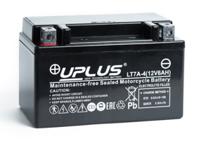 Мото аккумулятор Leoch UPLUS SuperStart LT7A-4 (YTX7A, 12N7E-B) 6Ah (п.п.)