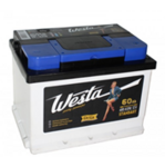 Аккумулятор автомобильный WESTA BLACK 60Ah 600A (о.п.) низкий