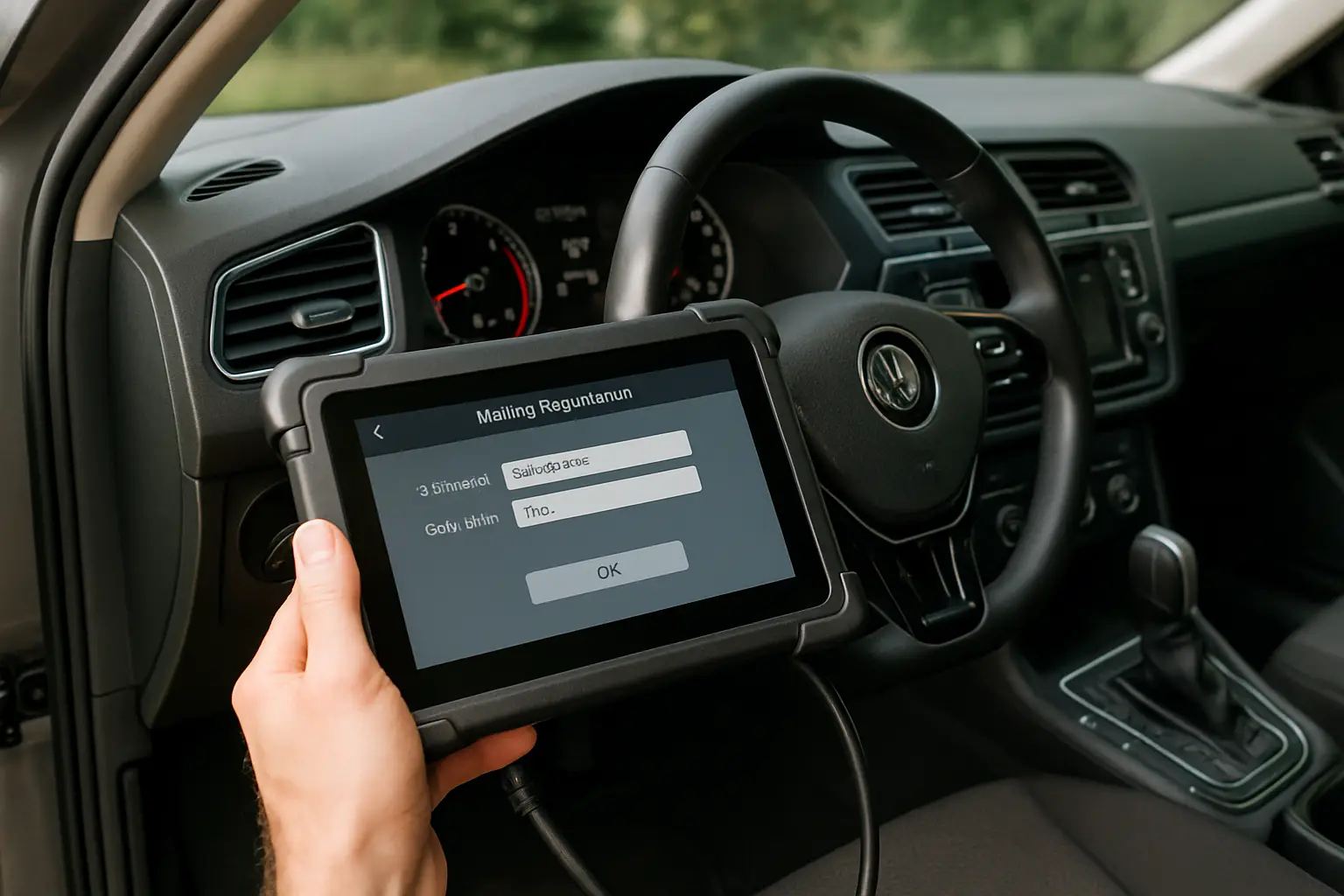 Процесс адаптации АКБ через OBDII