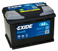 Аккумулятор автомобильный Exide Excell EB621 62Ah 540A п.п. (Exide Technologies)
